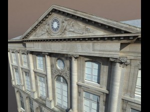 apartment house 74 low poly 3D Model