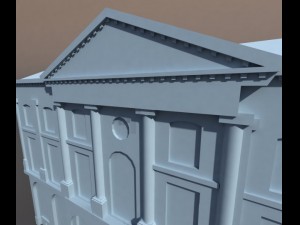 apartment house 74 low poly 3D Model