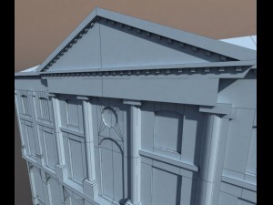 apartment house 74 low poly 3D Model
