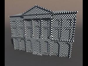 apartment house 74 low poly 3D Model