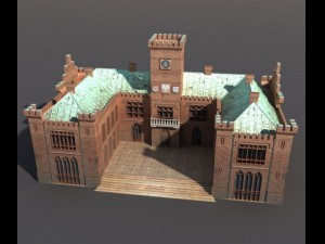 castle city hall 3D मॉडल