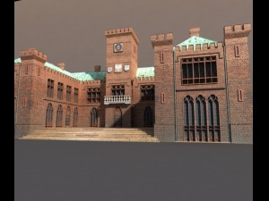 castle city hall 3D 模型