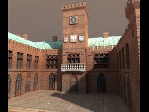 castle city hall 3D 模型