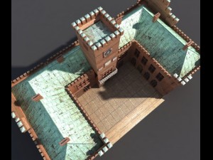 castle city hall 3D 模型