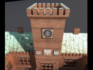 castle city hall 3D 模型