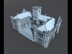 castle city hall 3D 模型