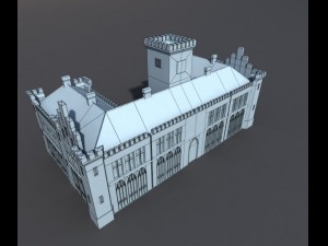 castle city hall 3D 模型