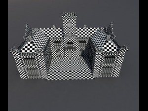 castle city hall 3D 模型