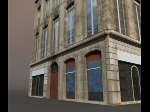 apartment house 86 low poly Modello 3D