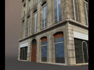apartment house 86 low poly 3D Model