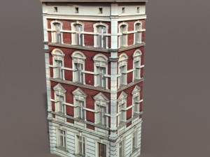 apartment house 101 low poly 3D Model