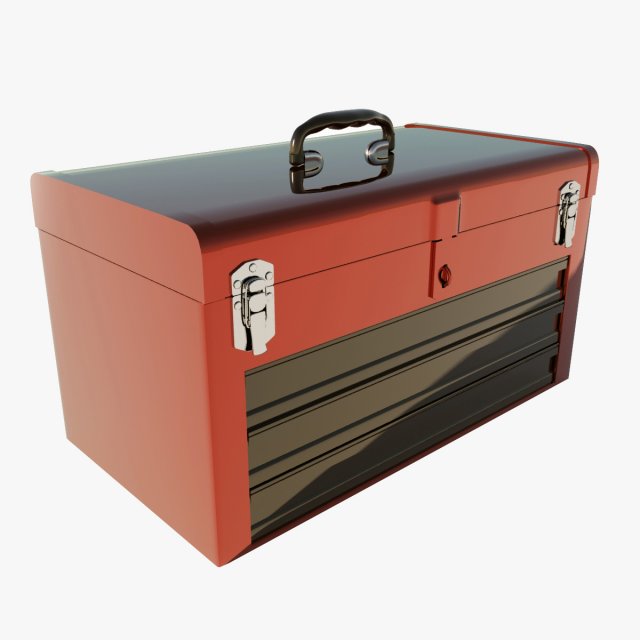toolbox 3D Model .c4d .max .obj .3ds .fbx .stl .blend 