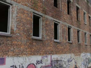 old factory ruin low poly 3D मॉडल