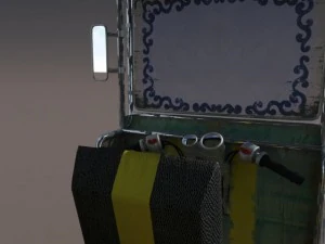 old rickshaw tuk tuk 3D Model