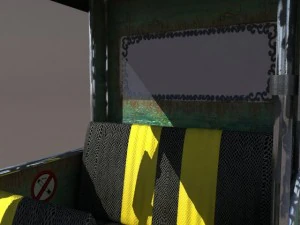 old rickshaw tuk tuk 3D Model