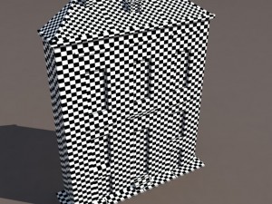 apartment house 119 low poly Modelo 3D