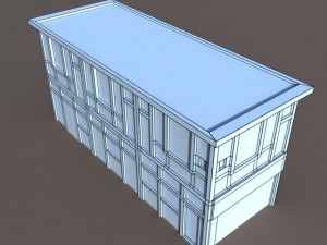 derelict house low poly 3D Model