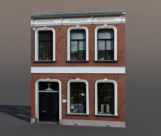apartment house 57 low poly 3D Модель .c4d .max .obj .3ds .fbx .stl .blend 