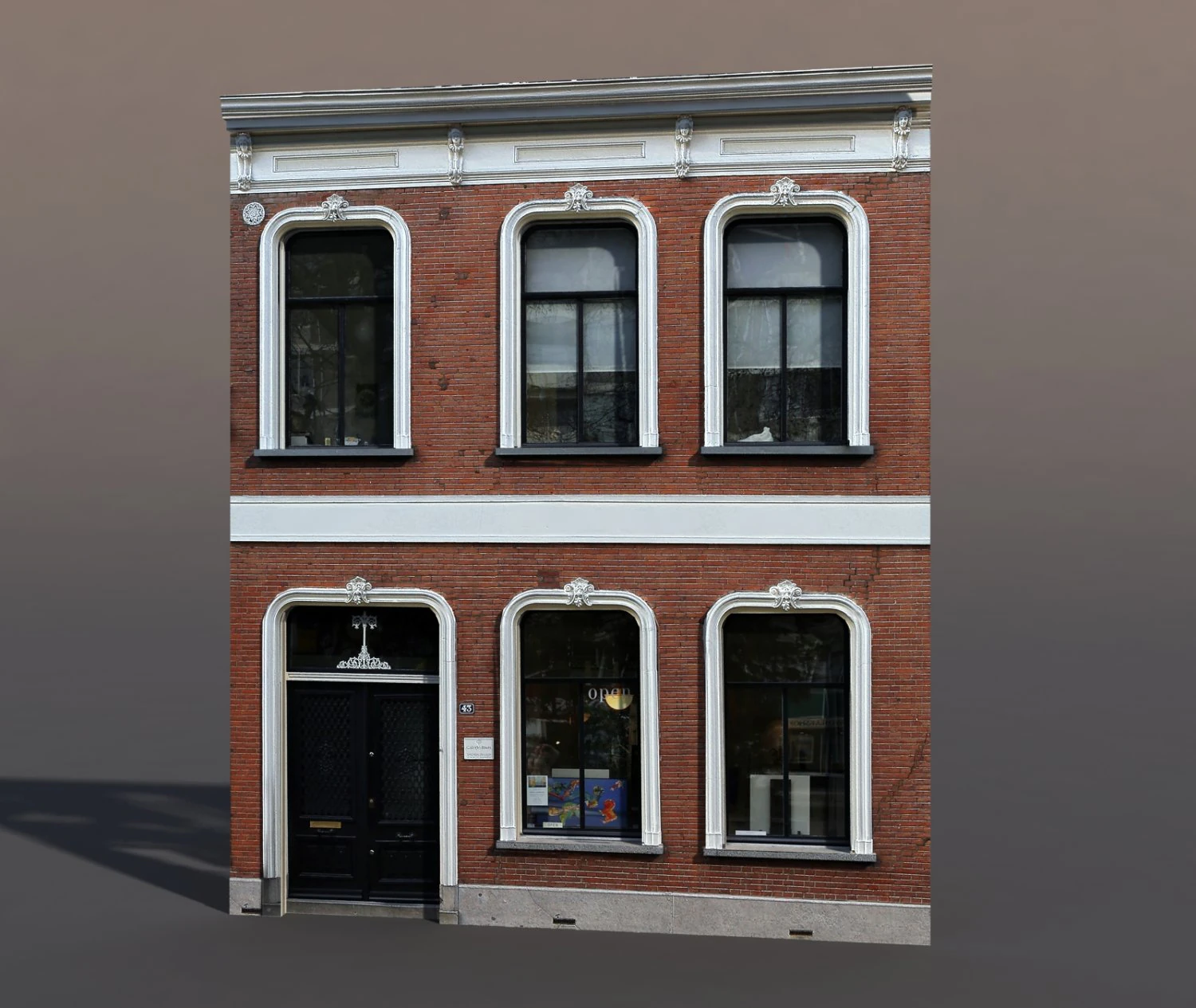 apartment house 57 low poly 3D Model .c4d .max .obj .3ds .fbx .stl .blend