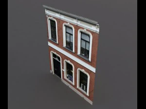 apartment house 57 low poly 3D Model