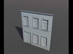 apartment house 57 low poly 3D Модель