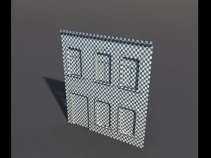 apartment house 57 low poly 3D Model