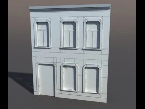 apartment house 57 low poly 3D Model