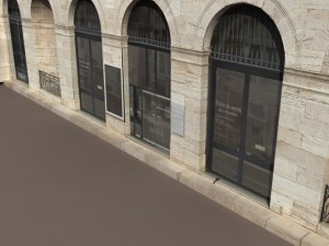 gallery or museum low poly 3D Model