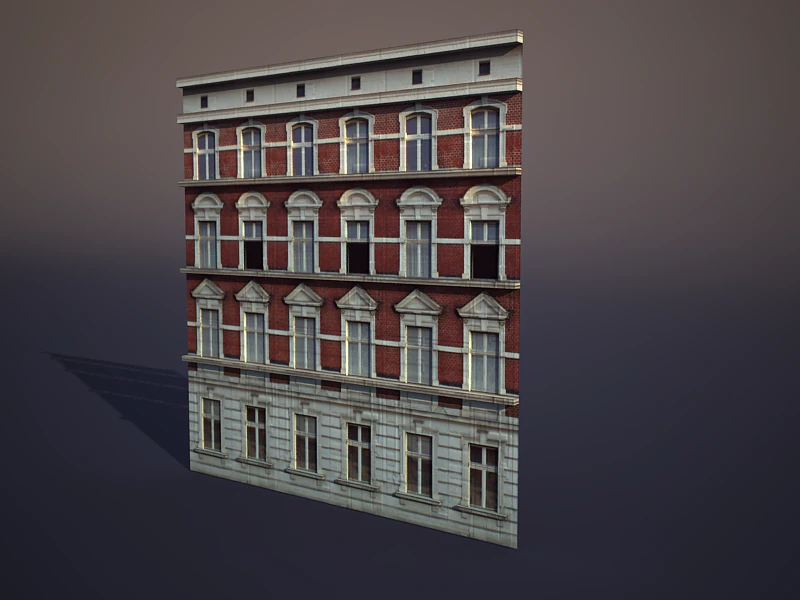 apartment house 19 3D Model .c4d .max .obj .3ds .fbx .stl .blend 
