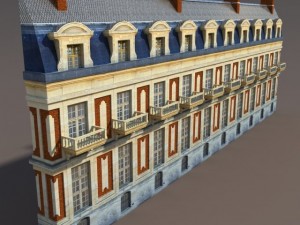 apartment house 104 low poly Modèle 3D