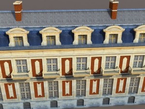 apartment house 104 low poly Model 3D