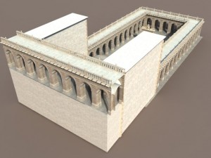 montecassino castle  patio 3D-Modell