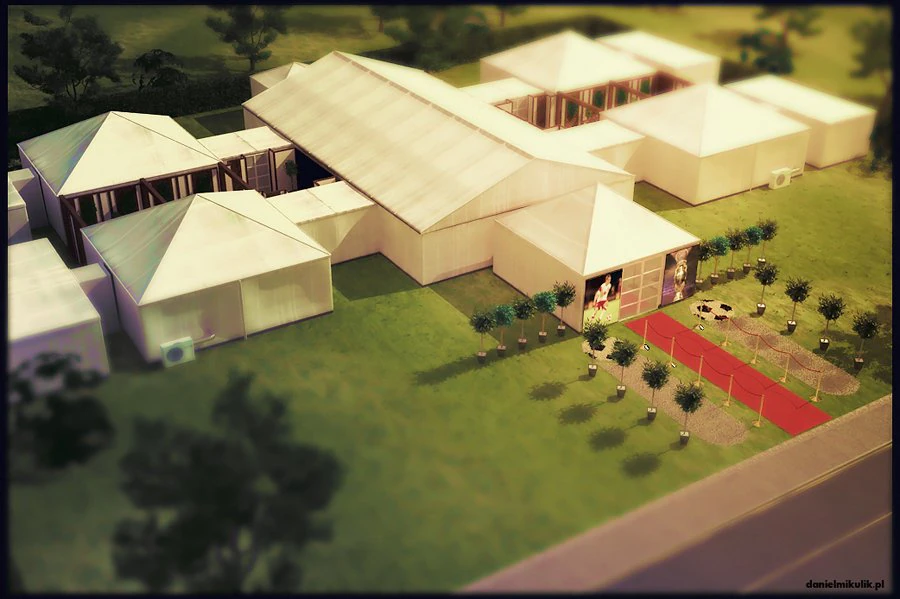 event tents 3D Model .c4d .max .obj .3ds .fbx .stl .blend 