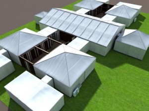 event tents 3Dモデル