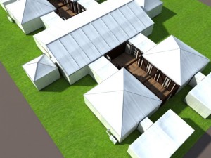 event tents 3Dモデル