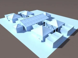 event tents 3D Model