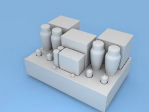 amplifier 3D Model