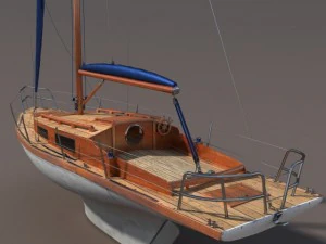 ヨット 3Dモデル