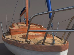 ヨット 3Dモデル