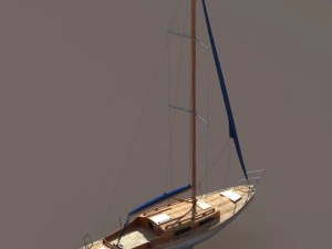 ヨット 3Dモデル