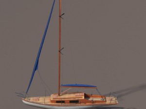 sailboat 3D Модель
