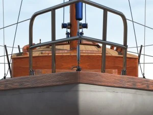 ヨット 3Dモデル