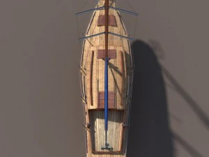 ヨット 3Dモデル