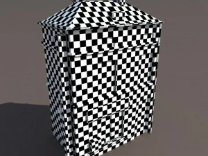 apartment house 107 low poly 3D Model