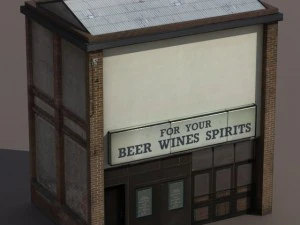 储藏室低聚 3D 模型