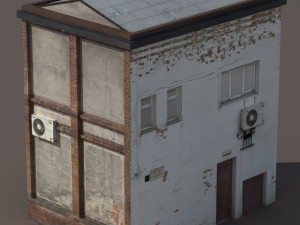 store house low poly Modelo 3D