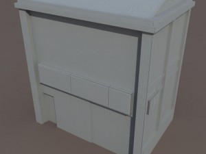 store house low poly Modelo 3D