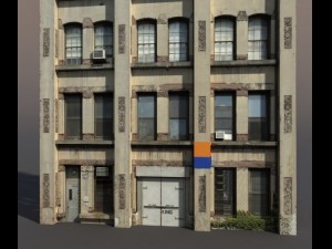 apartment house 72 low poly Model 3D