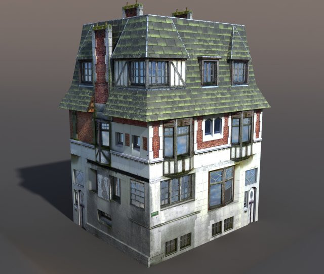 apartment house 44 Modèle 3D .c4d .max .obj .3ds .fbx .stl .blend 