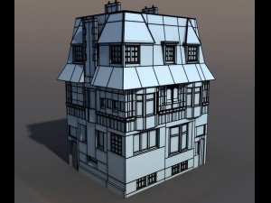 apartment house 44 Modèle 3D